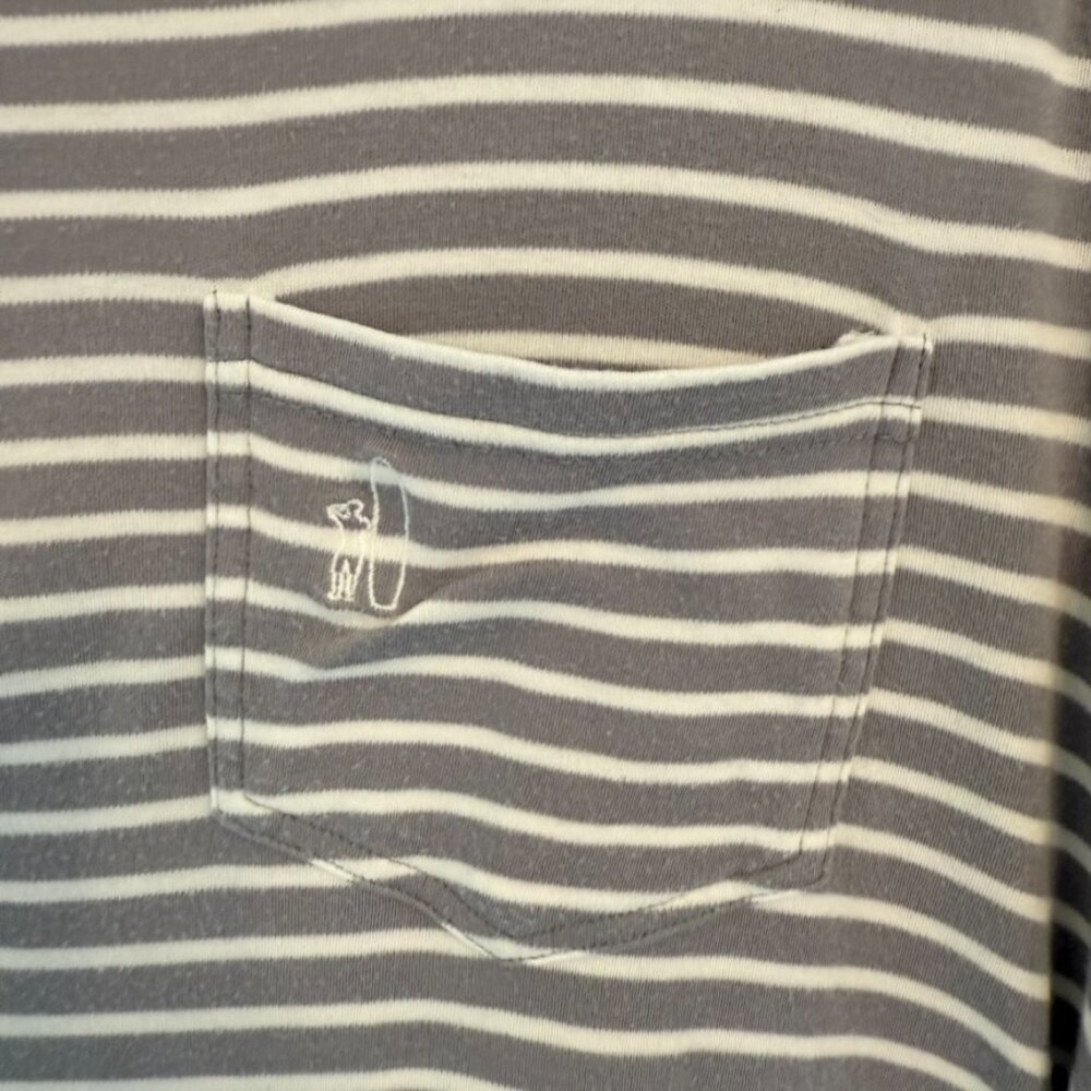 johnnie-O Striped Polo Shirt - Gray - Picture 2 of 4